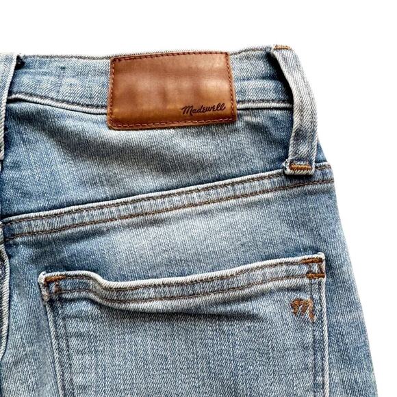 Madewell Jeans Womens 23 Blue 9 Inch High Rise Skinny Distressed J0513 SU18 - Picture 7 of 15